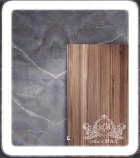 Зеркало с подсветкой Art&Max Latina 65x80см AM-Lat-650-800-DS-F